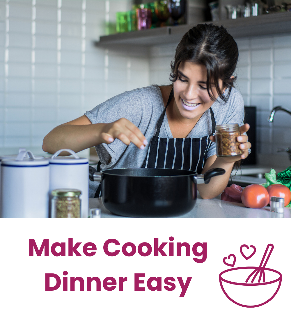 Each lesson build your confidence to make cooking dinner easier.