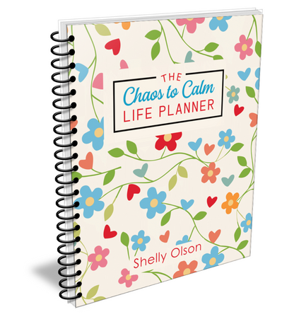The Chaos to Calm Life Planner organize your life with these printables.