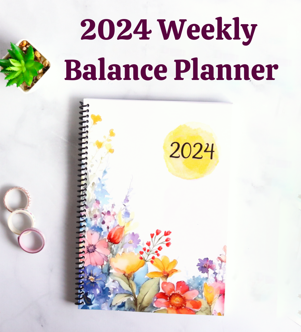 2024 Weekly Balance Planner, Stay Organized and Achieve Your Goals