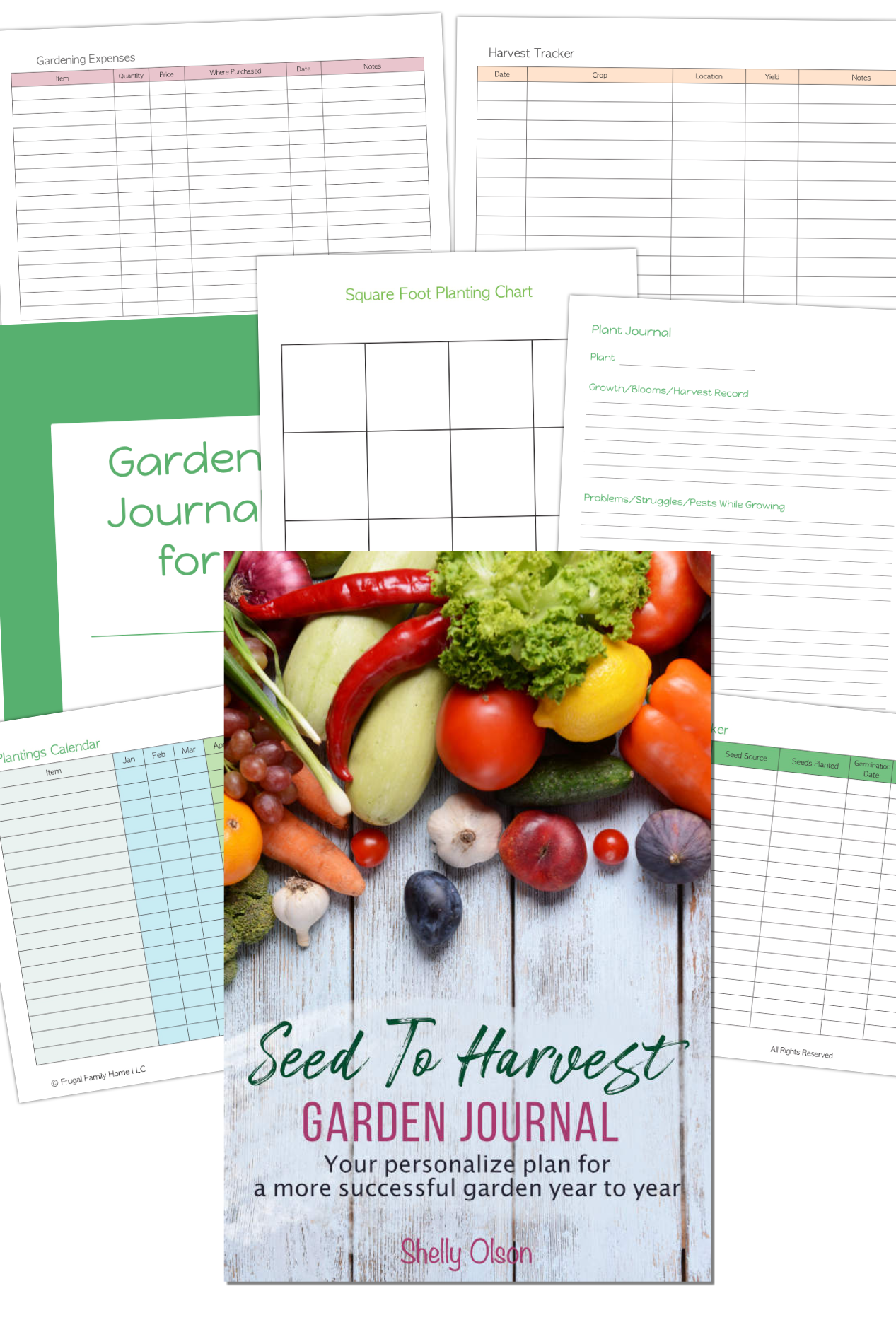 Seed to Harvest Garden Journal