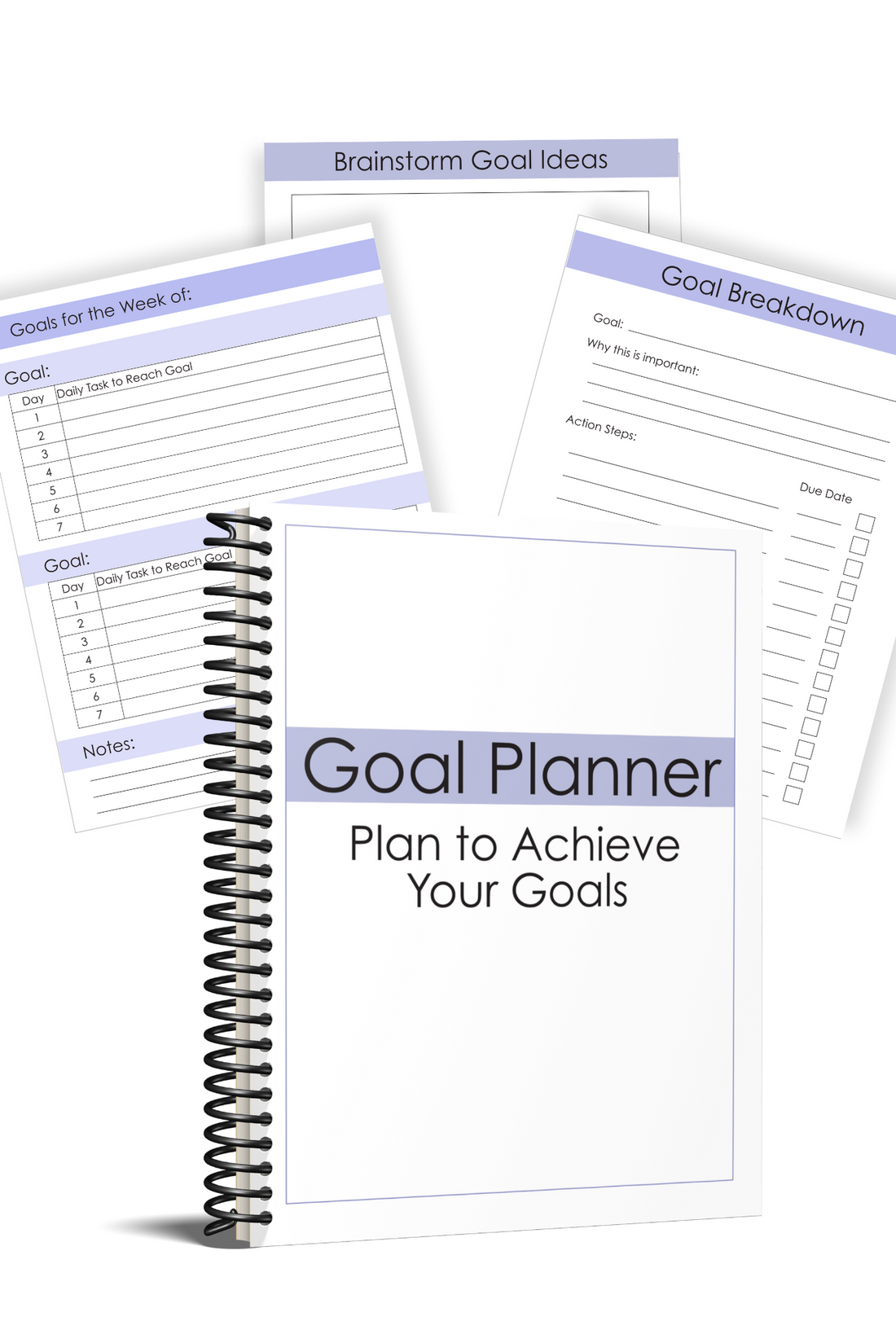 Printable Goal Planner Sheets